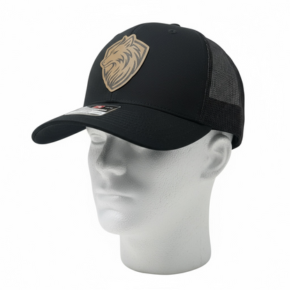 Emblem Snap Back Trucker Cap